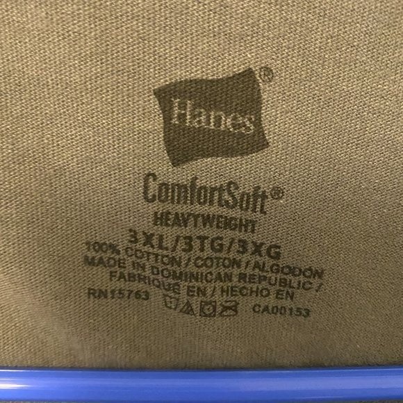 Fear the Beard T-shirt, Hanes ComfortSoft Heavyweight T-shirt, Men's 3XL - Picture 4 of 6